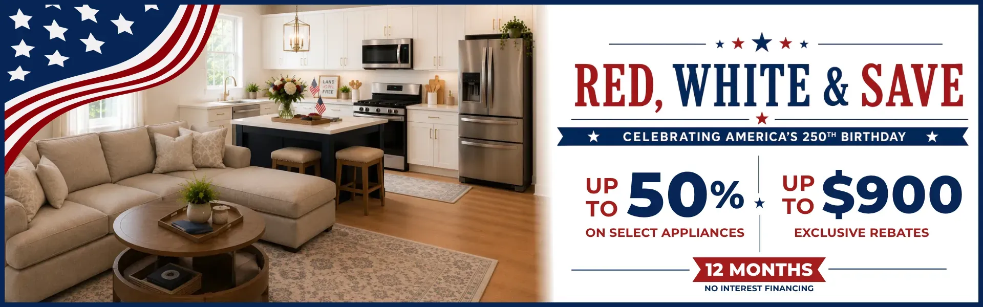 Red,White & Save!